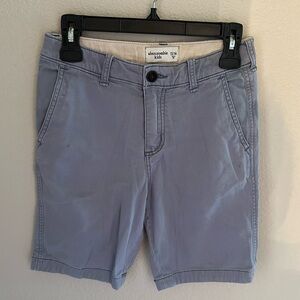 Abercrombie grey washed cotton shorts boy’s 13/14
